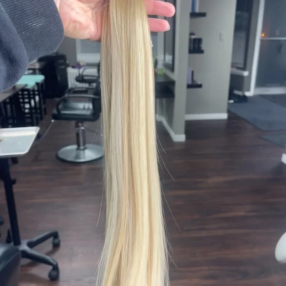 EBM ENVY Collection - Light Blonde Nano Hair Extensions - Dimensional blonde-NEW - Picture 8 of 9